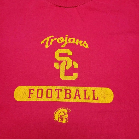 Vintage Men's USC Trojans Football T-Shirt Size Medium Made for USC - Picture 4 of 10